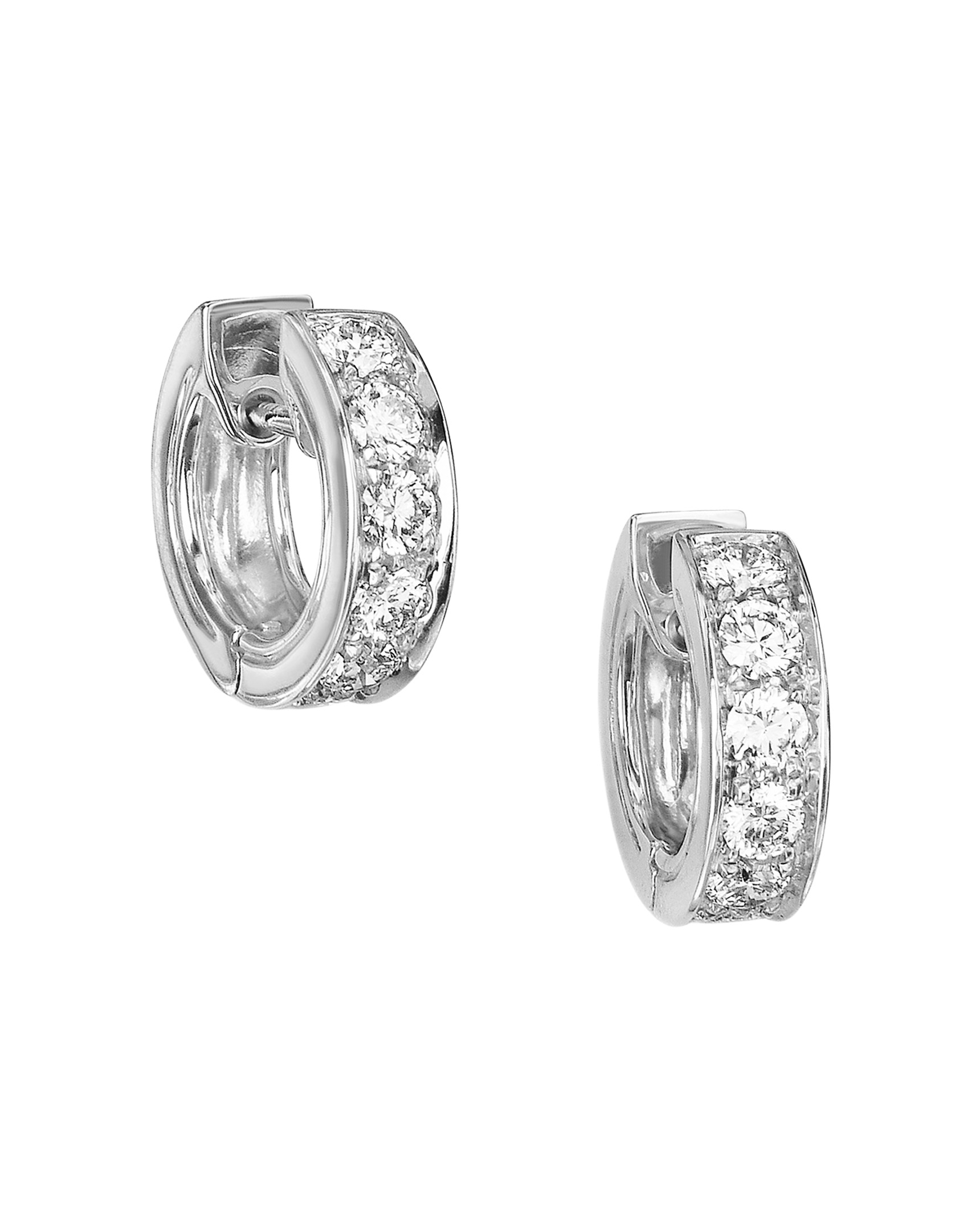 Details 159+ platinum diamond hoop earrings latest - seven.edu.vn