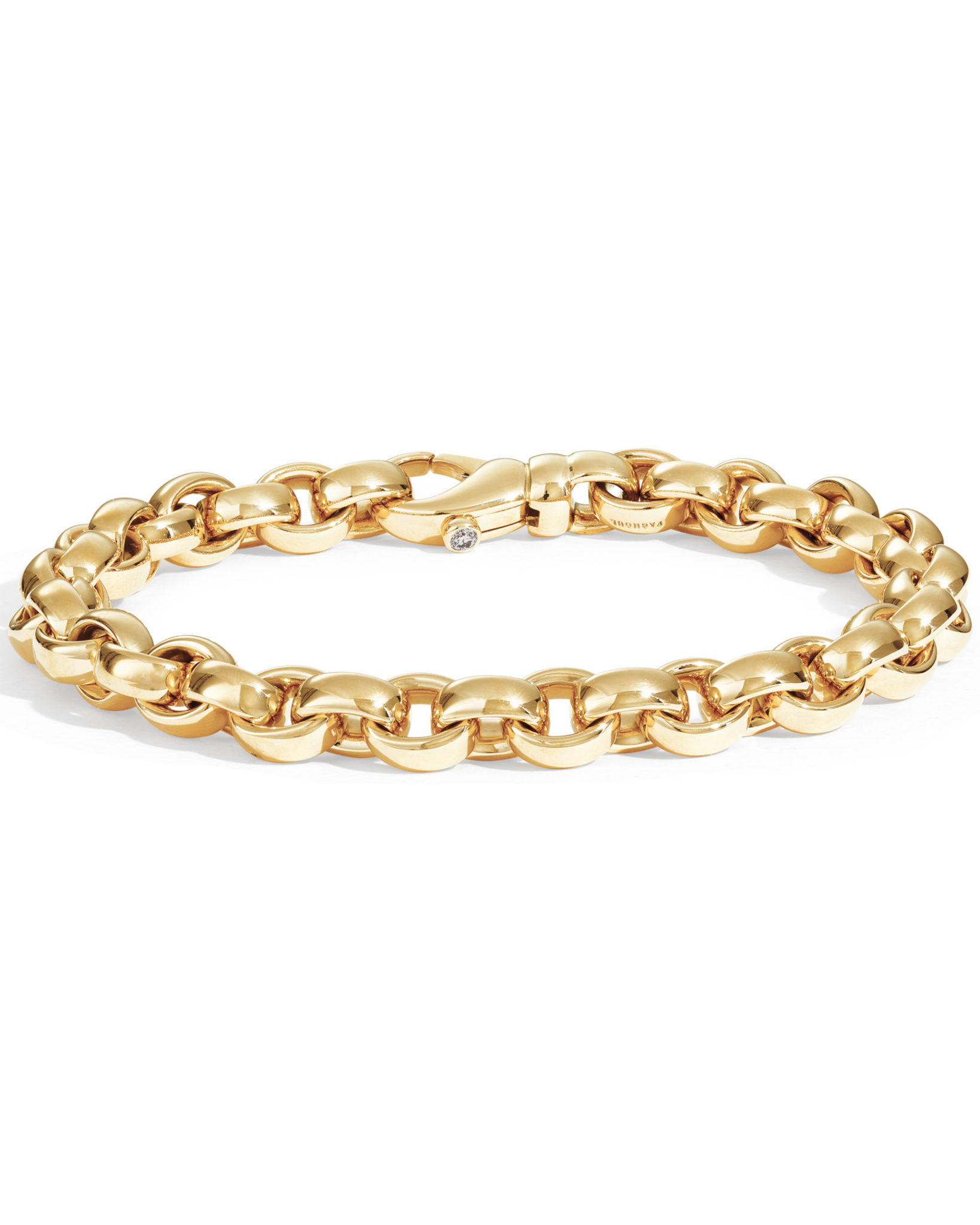 Yellow Gold and Diamond Cha-cha Chain Bracelet by Isabelle Fa - Turgeon ...
