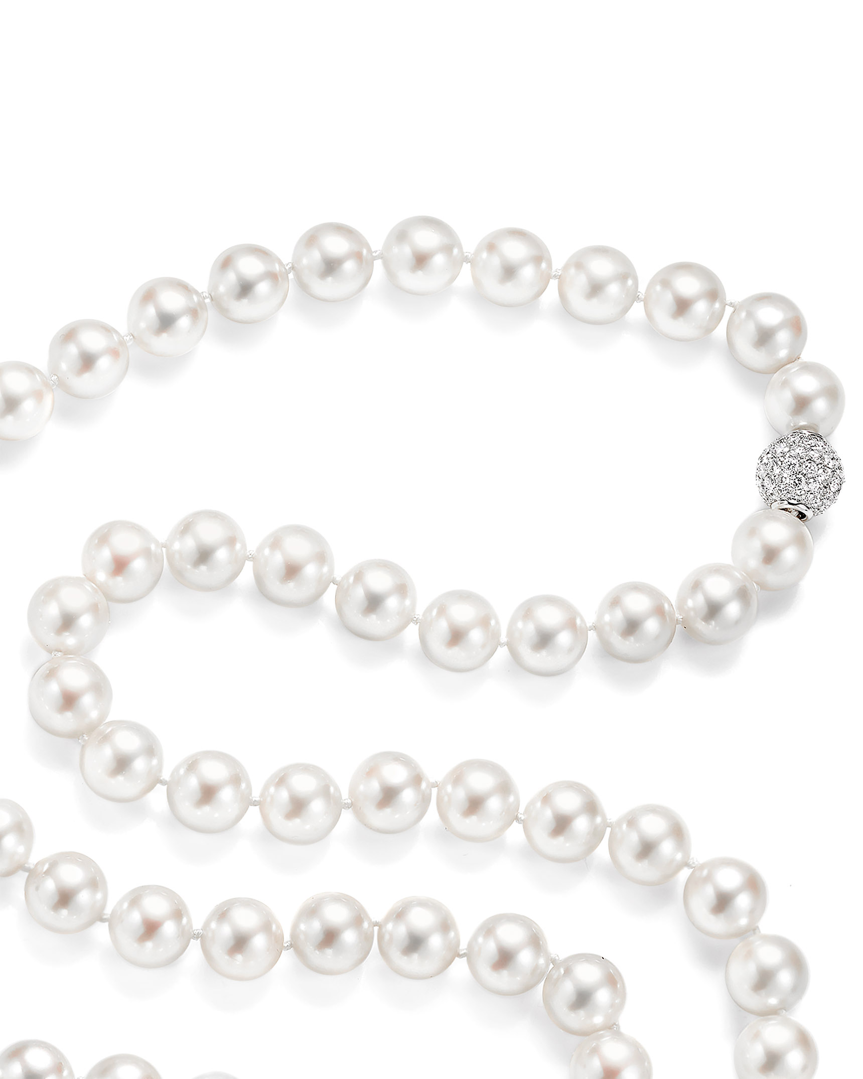 Akoya Pearl Single Strand Pearl Necklace Turgeon Raine