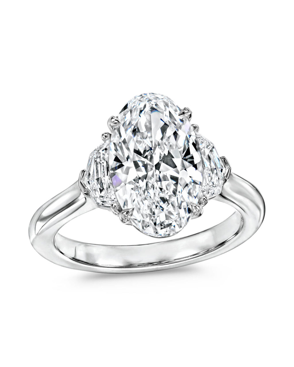 Oval-Cut Diamond and Cadillac-Cut Diamond Ring – Turgeon Raine