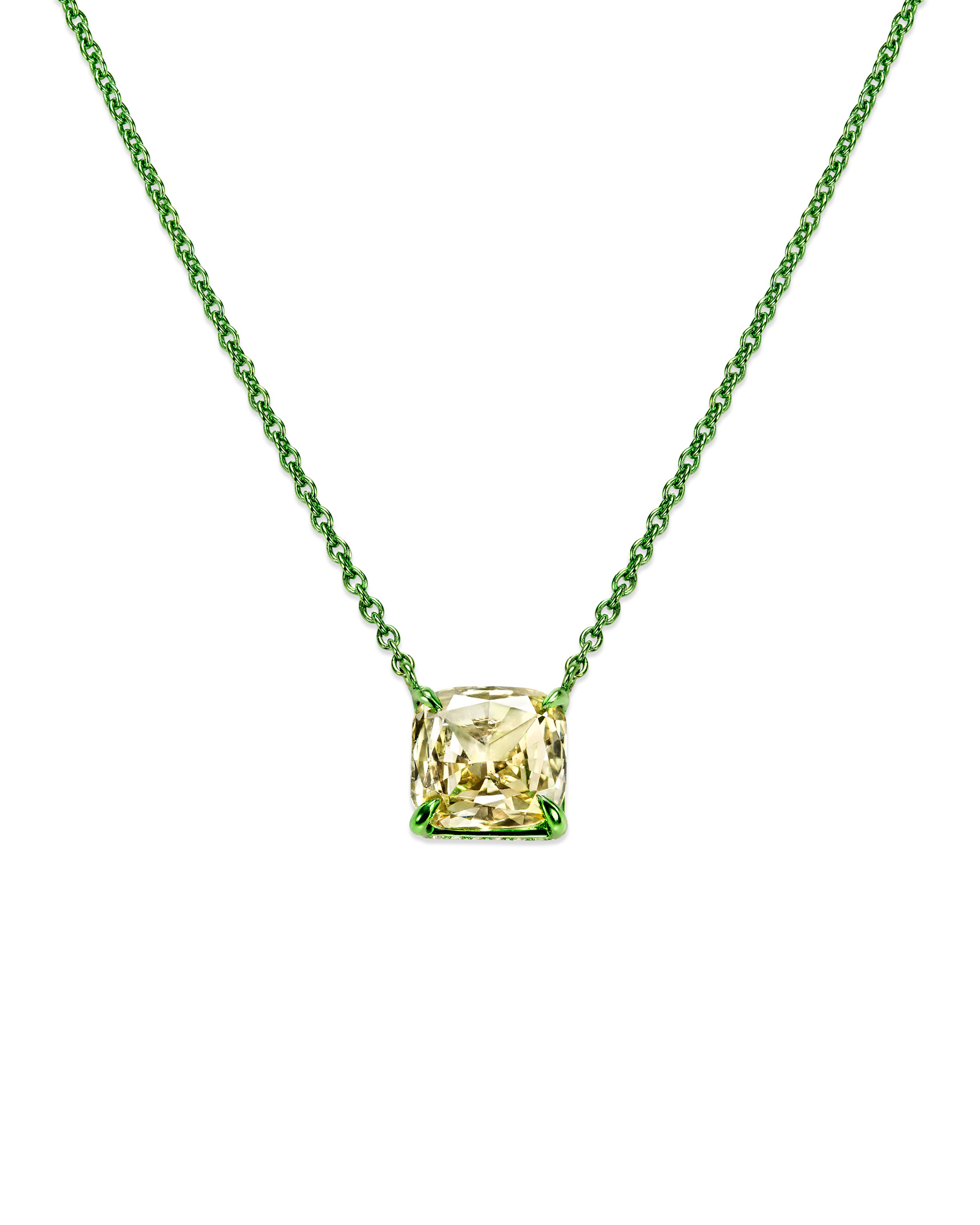 Nova Starburst Cushion Cut Diamond Pendant Necklace | Lily Flo Jewelry |  Wolf & Badger